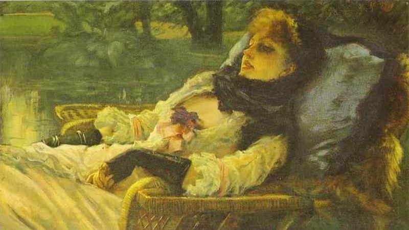 James Joseph Jacques Tissot The Dreamer Spain oil painting art
